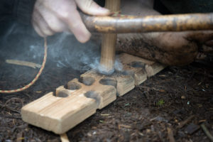 fire board smoking