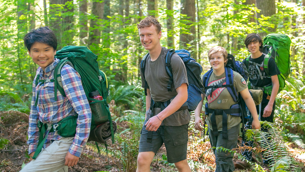 Teen Backpacking Expedition Wilderness Awareness School